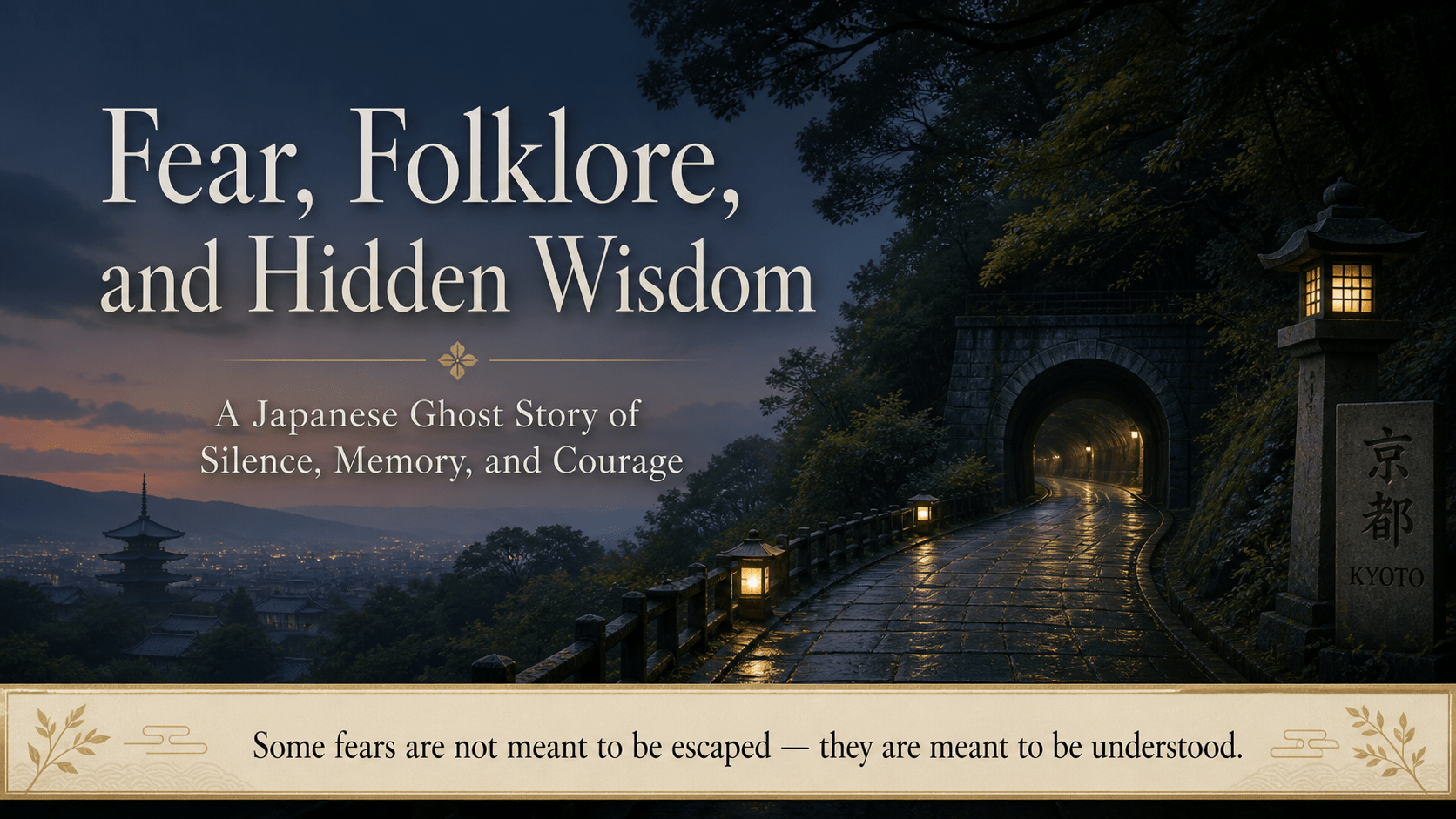 A Mysterious Japanese Ghost Story: Fear, Folklore, and the Wisdom Hidden in Kyoto’s Haunted Places