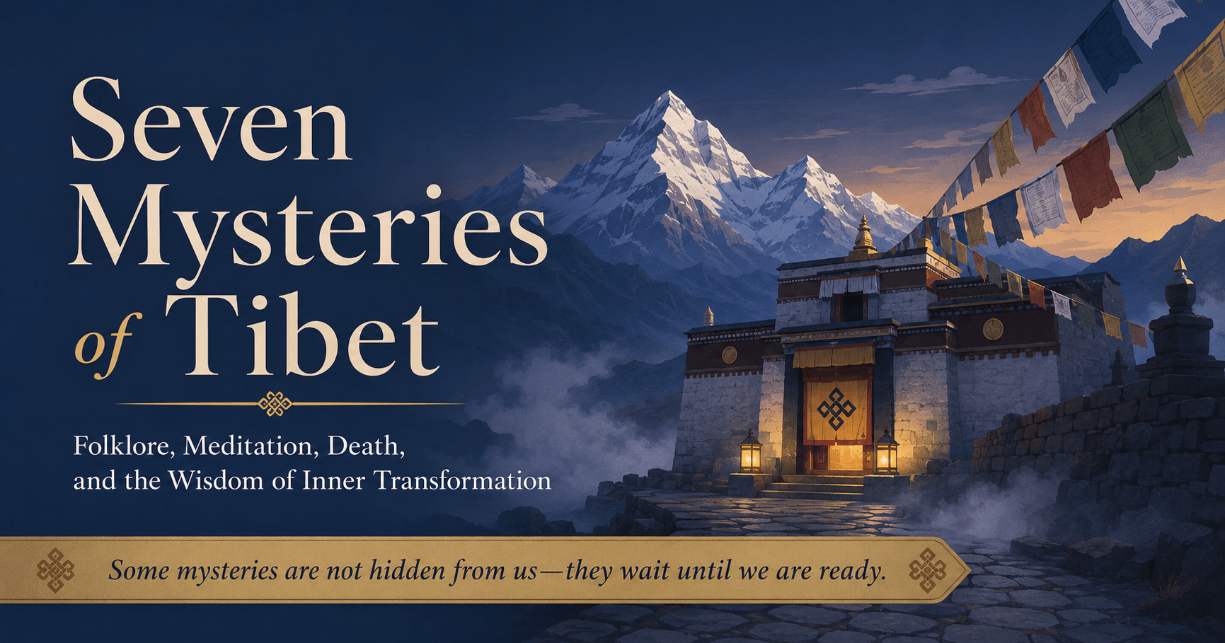 Seven Mysteries of Tibet Meaning: Folklore, Meditation, Death, and the Wisdom of Inner Transformation