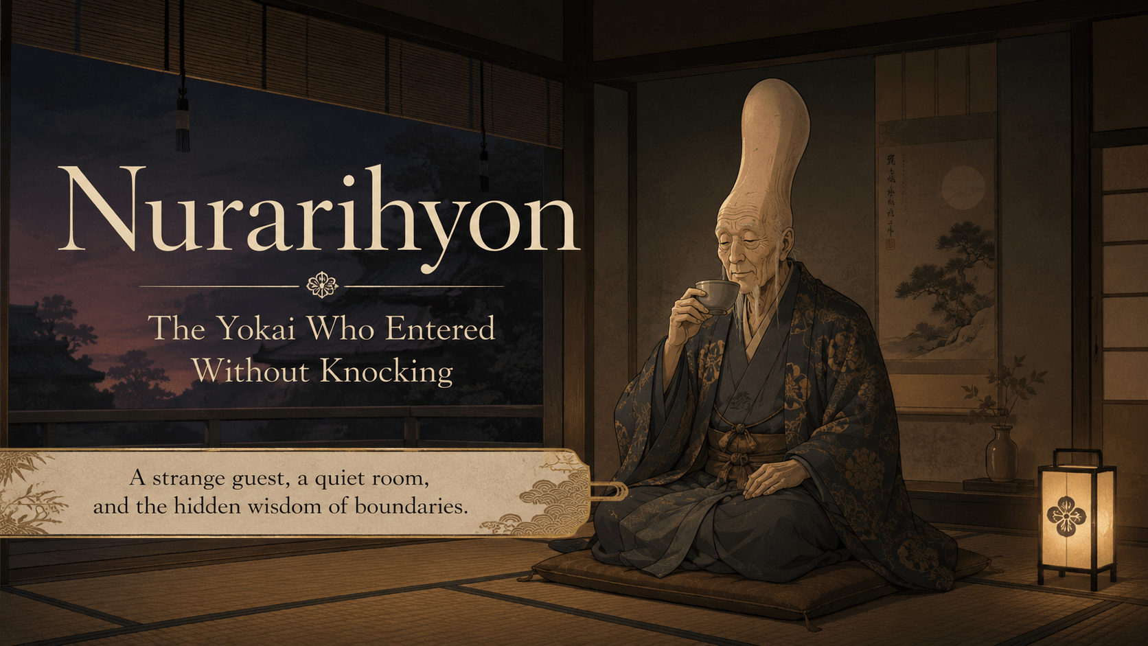 Nurarihyon: The Mysterious Yokai Leader and the Wisdom Hidden in an Uninvited Guest