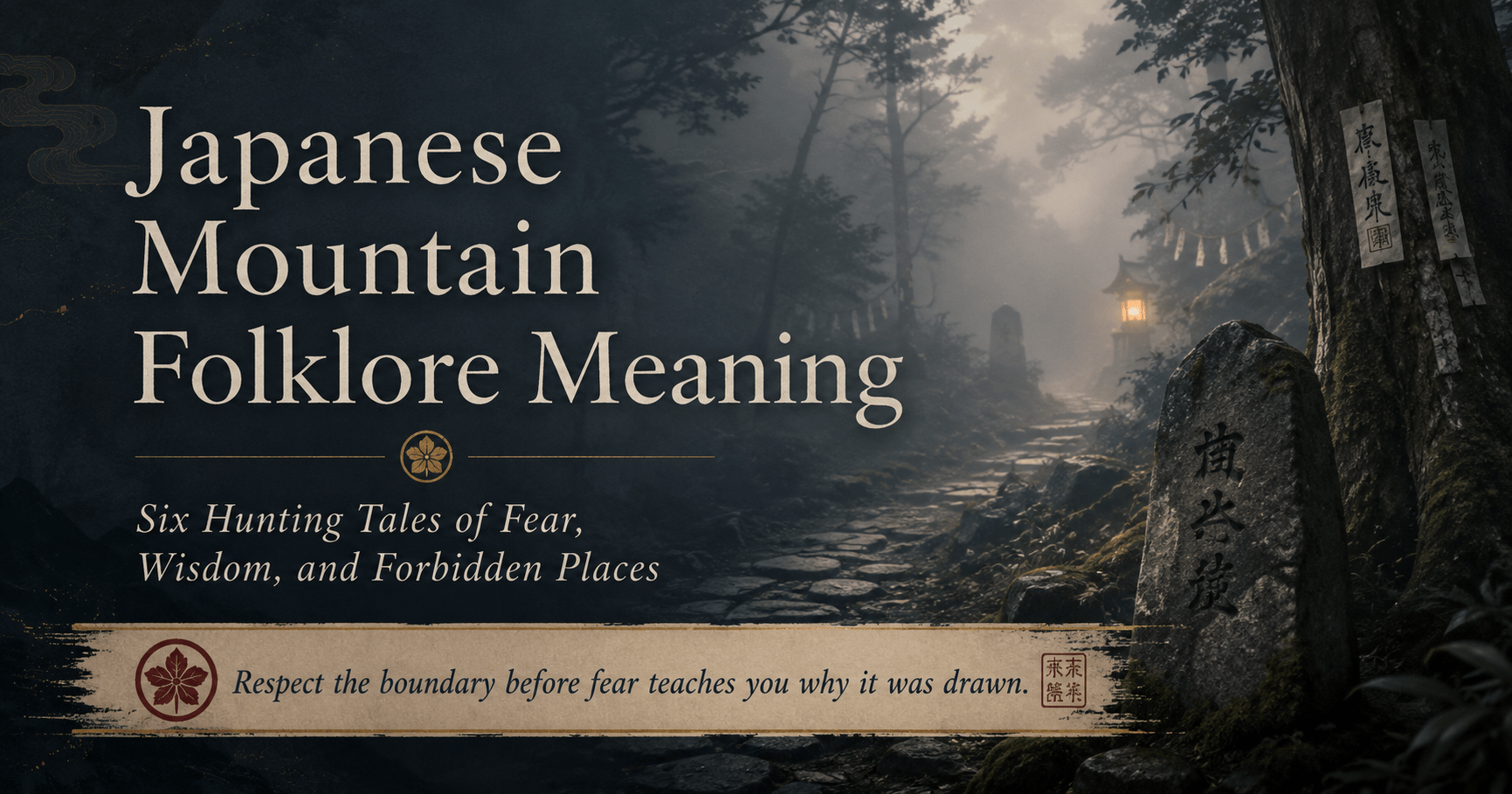 Japanese Mountain Folklore Meaning: Six Hunting Tales of Fear, Wisdom, and Forbidden Places