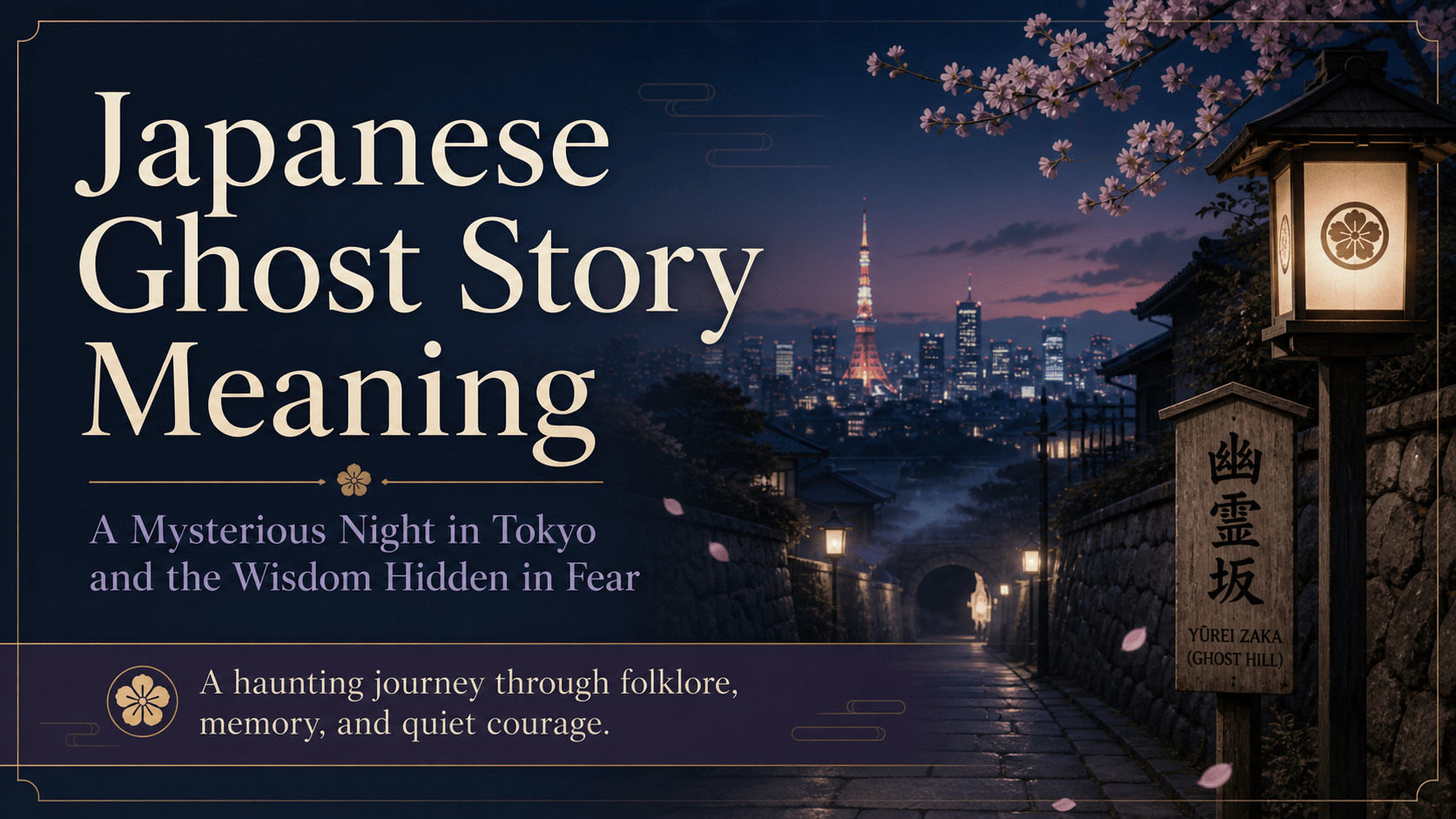 Japanese Ghost Story Meaning: A Mysterious Night in Tokyo and the Wisdom Hidden in Fear