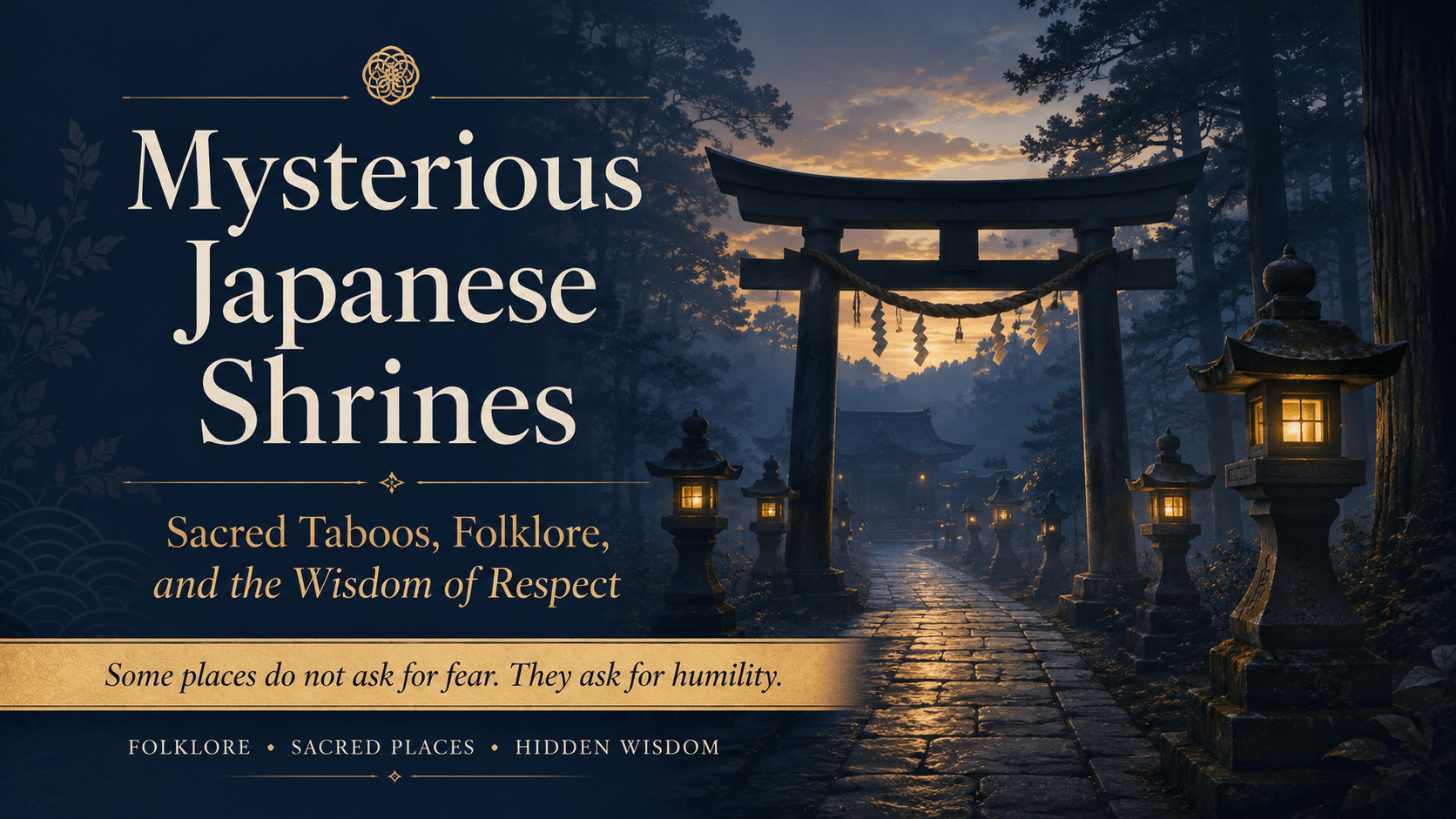 Mysterious Japanese Shrines Meaning: Sacred Taboos, Folklore, and the Wisdom of Respect