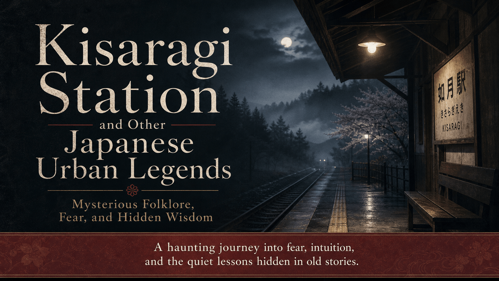 Kisaragi Station and Other Japanese Urban Legends: Mysterious Folklore, Fear, and Hidden Wisdom