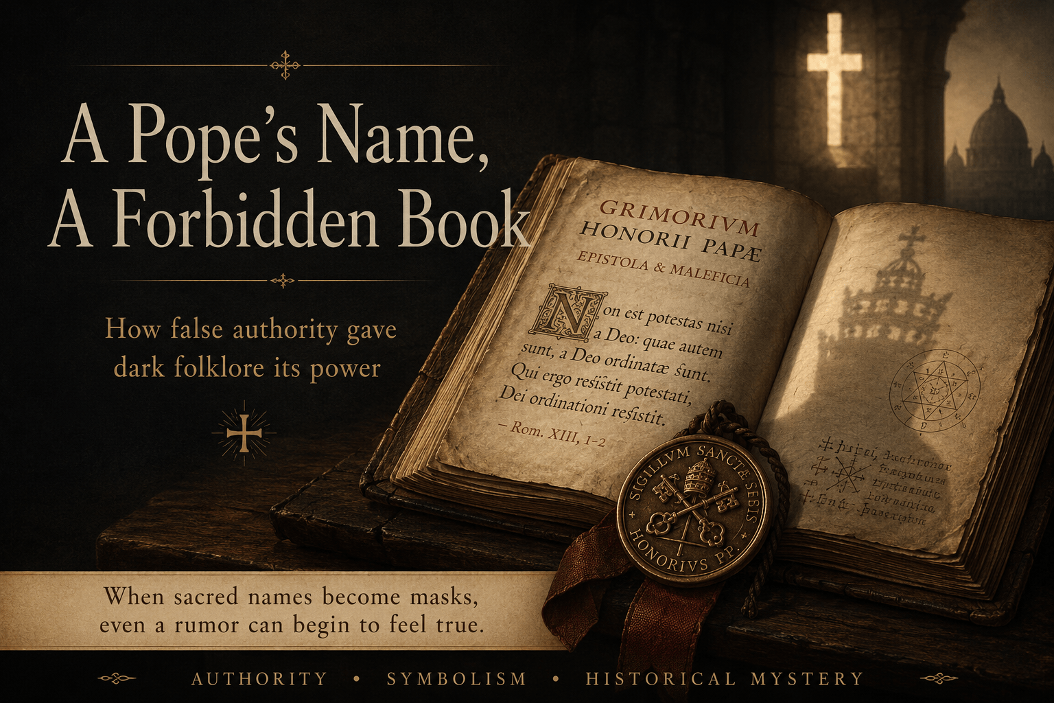 The Grimoire of Pope Honorius Meaning: A Forbidden Book, Occult Folklore, and the Wisdom Hidden in Fear