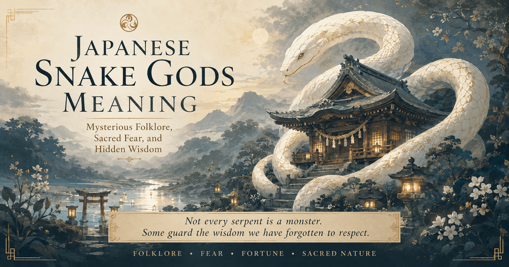 Japanese Snake Gods Meaning: Mysterious Folklore, Sacred Fear, and Hidden Wisdom