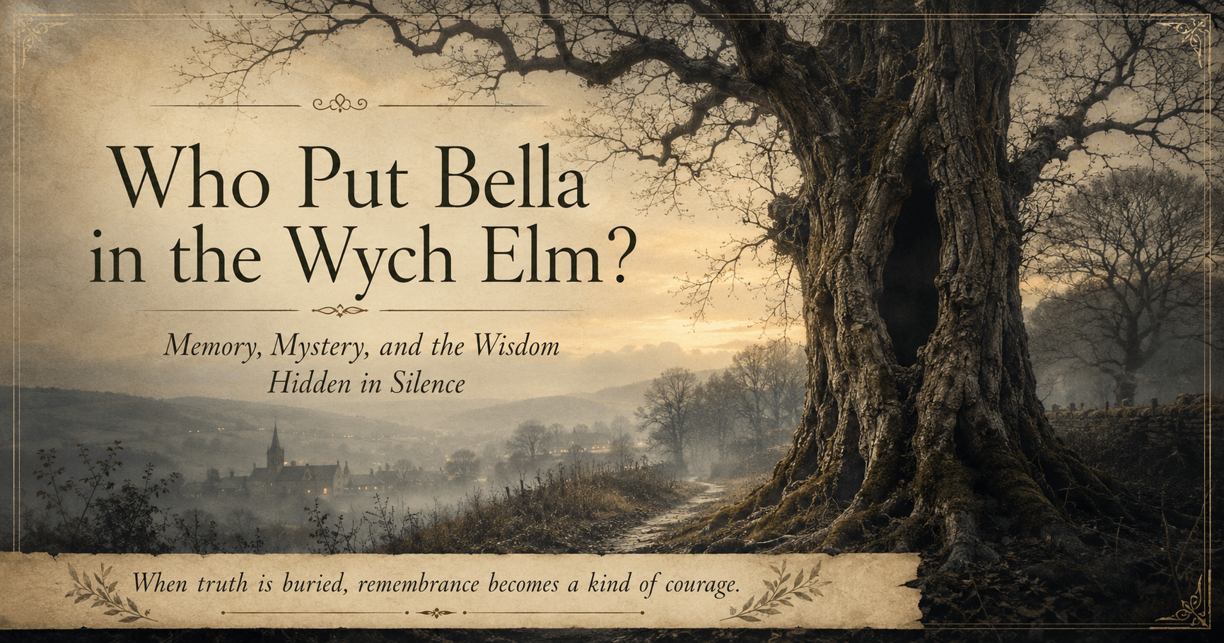 Who Put Bella in the Wych Elm? Meaning, Mystery, Folklore, and the Wisdom Hidden in Silence